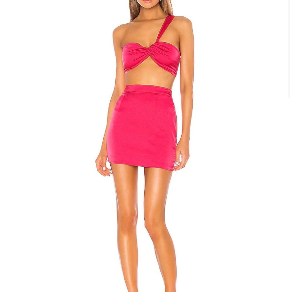 SuperdownStylish Pink Two-Piece Set